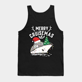 Merry Cruisemas Funny Cruise Ship Family Christmas Tank Top